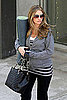 Rebecca Gayheart Doing Prenatal Yoga