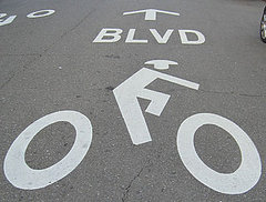Urban Biking 101: "Sharrows"