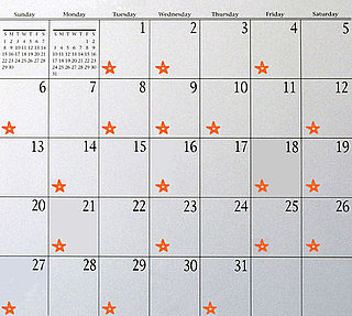 Fit Tip: Mark Your Calendar After You Exercise