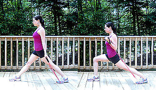 Band It: Bicep Curls With Forward Lunges