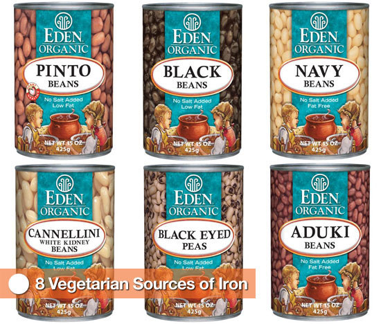 8 Vegetarian Sources of Iron 8 Vegetarian Sources of Iron