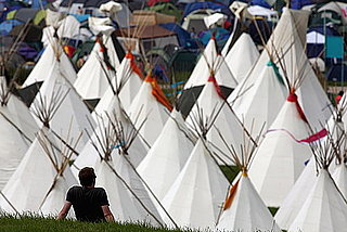 Get the Look: The Tipi Field at Glastonbury Festival