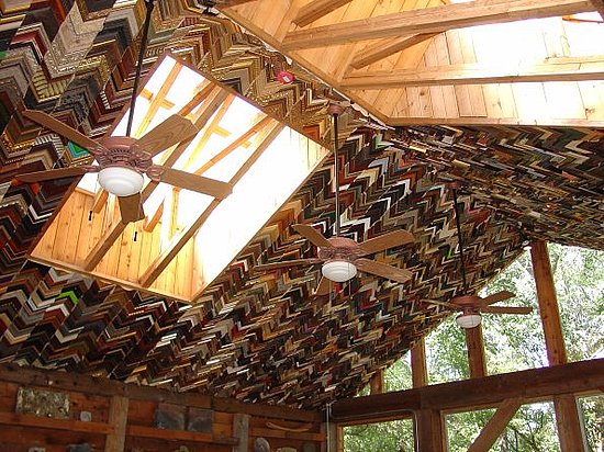 Guess What This Ceiling Was Made From? Guess What This Ceiling Was Made From?