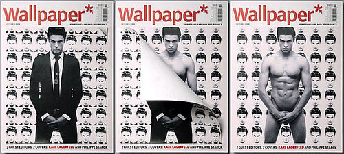 Philippe Starck and Karl Lagerfeld Guest Edit Wallpaper