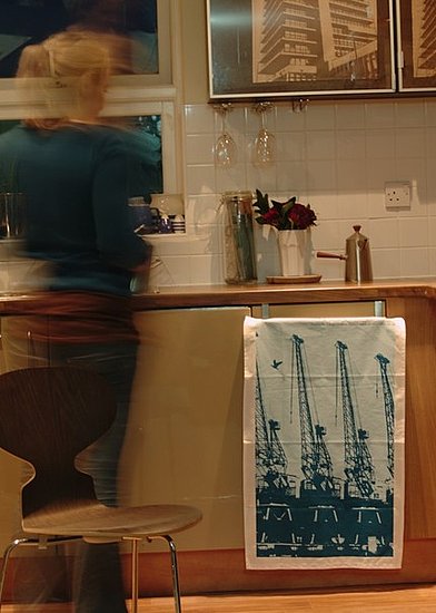 The Bristol Cranes Tea Towel ($12.50) immortalizes the four electric cranes on Bristol’s dockside. The Bristol Cranes Tea Towel ($12.50) immortalizes the four electric cranes on Bristol’s dockside.