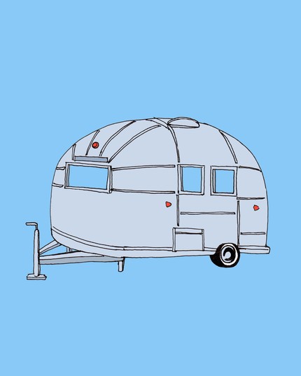 This cheery little Vintage Airstream Print ($12) is just adorably peppy. Don't the reflectors look like little hearts? This cheery little Vintage Airstream Print ($12) is just adorably peppy. Don't the reflectors look like little hearts?