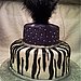 Zebra Diva Cake
