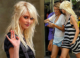 Photos Of Taylor Momsen, Blake Lively, Connor Paolo, Penn Badgley Filming Gossip Girl