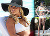 Photos Of Britney Spears Sunbathing In A White Bikini As She Films A Segment For MTV