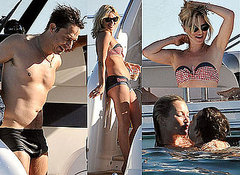 Photos of Kate Moss in Bikini on Holiday in France With Shirtless Jamie Hince