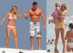 Photos of Geri Halliwell in Bikini With Bluebell and Henry Beckwith in South of France