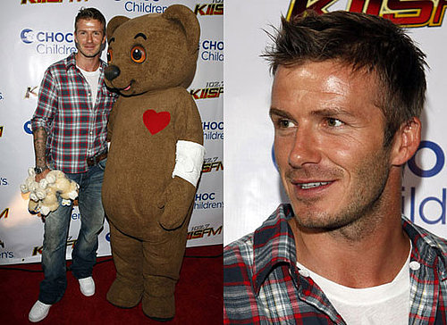 Photos of David Beckham With Teddy Bears