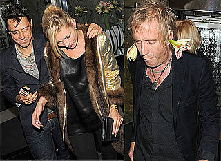 Photos of Jamie Hince and Kate Moss Out For Dinner Together In London, Rhys Ifans With Flowers In His Ears