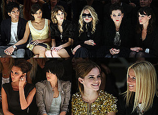 Photos of at Alexa Chung, Emma Watson, Freida Pinto, Victoria Beckham, Agyness Deyn at London Fashion Week Burberry Show