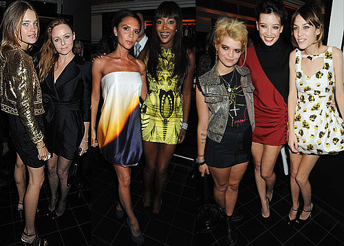 Photos Of Victoria Beckham, Agyness Deyn, Alexa Chung, Naomi Campbell, Daisy Lowe, Pixie Geldof At London Fashion Week Dinner