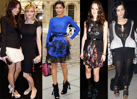 Celebrities At Paris Fashion Week Spring 2010 Celebrities At Paris Fashion Week Spring 2010