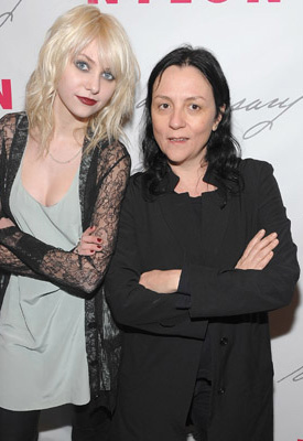 Kelly Cutrone at London Fashion Week Spring 2010