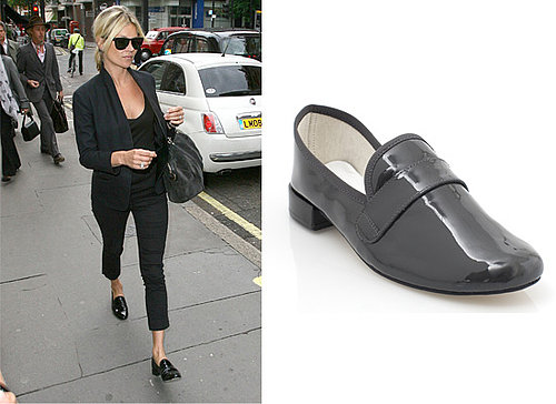 Photos of Kate Moss Black Patent Loafers, Repetto, Jackson