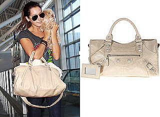 Photos of Ashley Tisdale with Balenciaga Nude Handbag