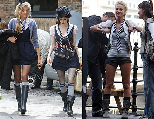 Photos of St Trinians Sequel Stars, School Uniform