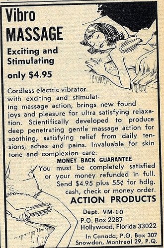 Flashback! Not-So-Subtle Vibrator Ad