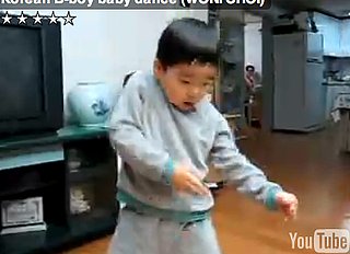 Cute Little Boy Dances Up a Storm