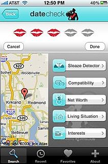 Would You Use a "Sleaze Detector" iPhone App?