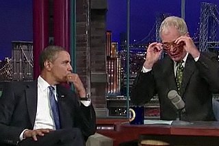 Front Page: Obama Talks Race and Anger With Letterman 