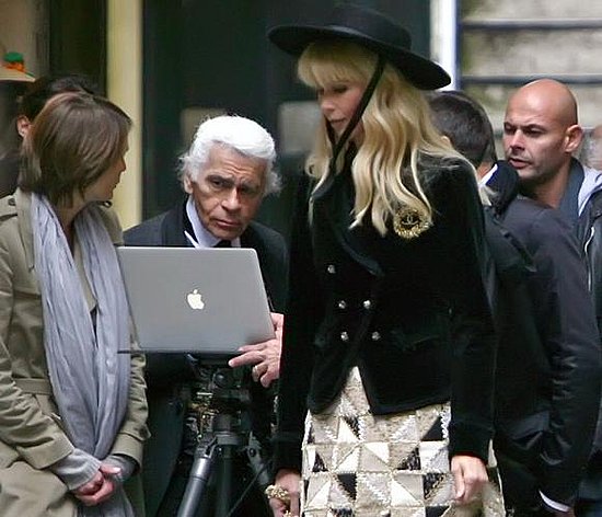 First Peek: Claudia Schiffer's Spring 2010 Chanel Ad Campaign Shoot First Peek: Claudia Schiffer's Spring 2010 Chanel Ad Campaign Shoot
