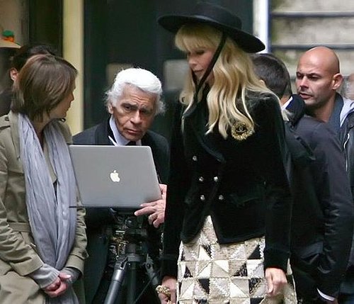 First Peek: Claudia Schiffer's Spring 2010 Chanel Ad Campaign Shoot