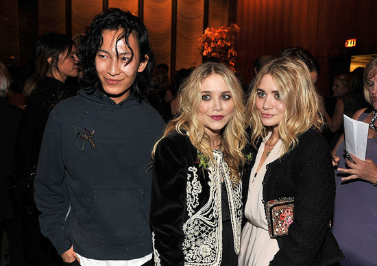 Alexander Wang with Mary-Kate and Ashley Olsen Alexander Wang with Mary-Kate and Ashley Olsen