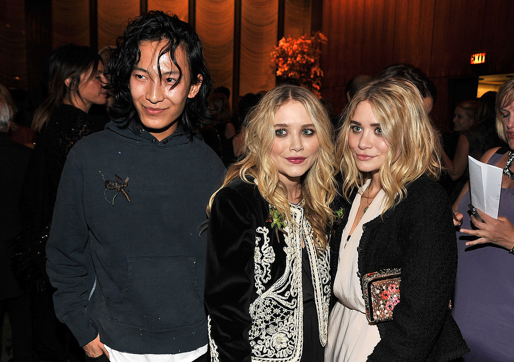 Alexander Wang with Mary-Kate and Ashley Olsen Alexander Wang with Mary-Kate and Ashley Olsen