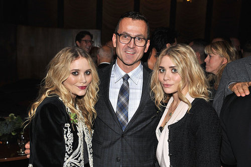 Mary-Kate and Ashley Olsen with Stephen Kolb
Mary-Kate and Ashley Olsen with Stephen Kolb