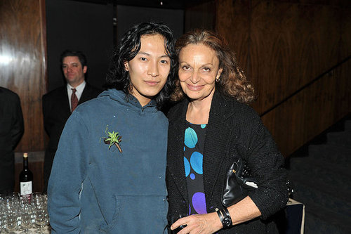 Alexander Wang with Diane Von Furstenberg
Alexander Wang with Diane Von Furstenberg