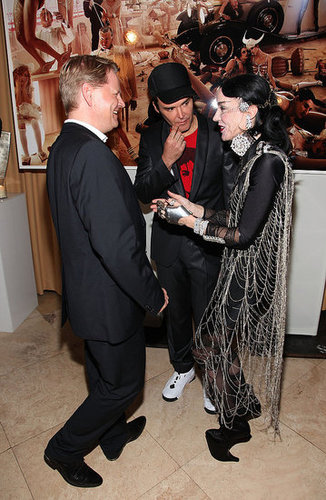 Daphne Guinness Trades in Skunk-Striped Hair for All Black, Swims in Pool Clothed for Art Basel Performance Piece Daphne Guinness Trades in Skunk-Striped Hair for All Black, Swims in Pool Clothed for Art Basel Performance Piece