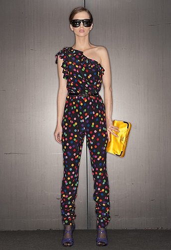Neon Prints Mixed with Black Lace at D&G Pre-Fall 2010 Neon Prints Mixed with Black Lace at D&G Pre-Fall 2010