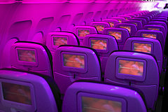 Mile High Geek: Peek At Virgin America's Planes