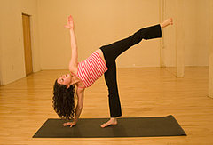 YOGA CHALLENGE:  Half Moon