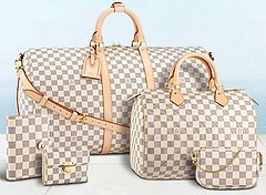 The Luxe Louis Vuitton Damier Azur Collection