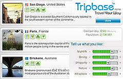 Website of the Day: Tripbase