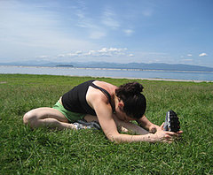 Strike a Yoga Pose:  Head to Knee