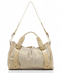 The Bag To Have: Kooba Charlie Gold Linen Duffle
