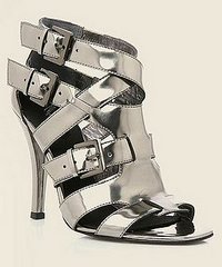 Fabworthy: Marciano Analisa Metallic Gladiator Sandal 