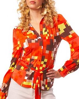 Bebe Geometric Button Down Top: Love It or Hate It? 