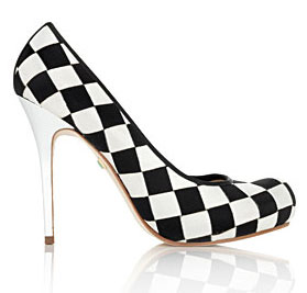 Guess Who Designed These Crazy Checkerboard Pumps? 