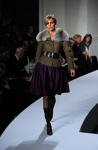 Anja Rubik at Oscar de la Renta Anja Rubik at Oscar de la Renta