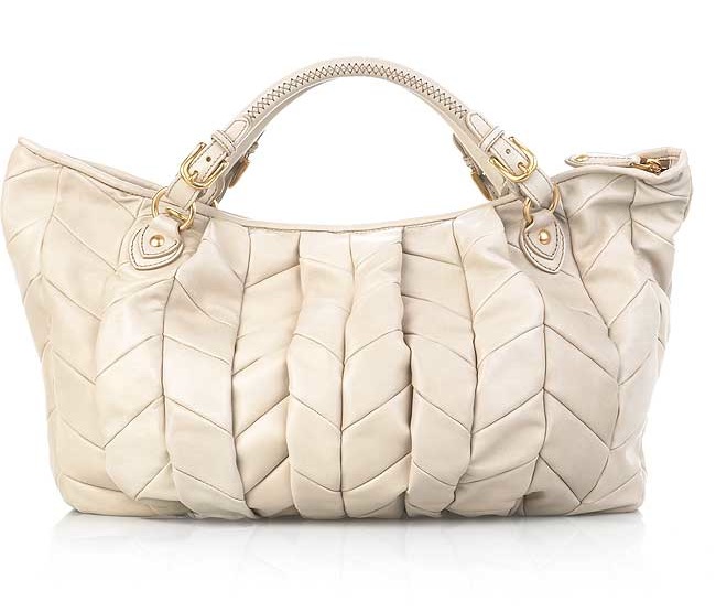 The Look For Less: Miu Miu Patchwork Leather Tote The Look For Less: Miu Miu Patchwork Leather Tote