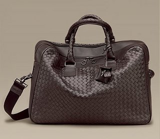 The Ultimate in Luxurious Geek: Bottega Veneta's Intrecciato Laptop Bag 
