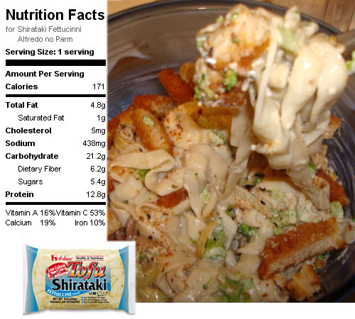 Faux Chicken Fettuccine Alfredo - Low carb wonder!