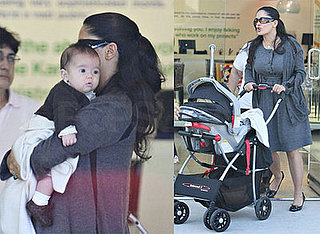 Salma Hayek and Baby Valentina on Robertson